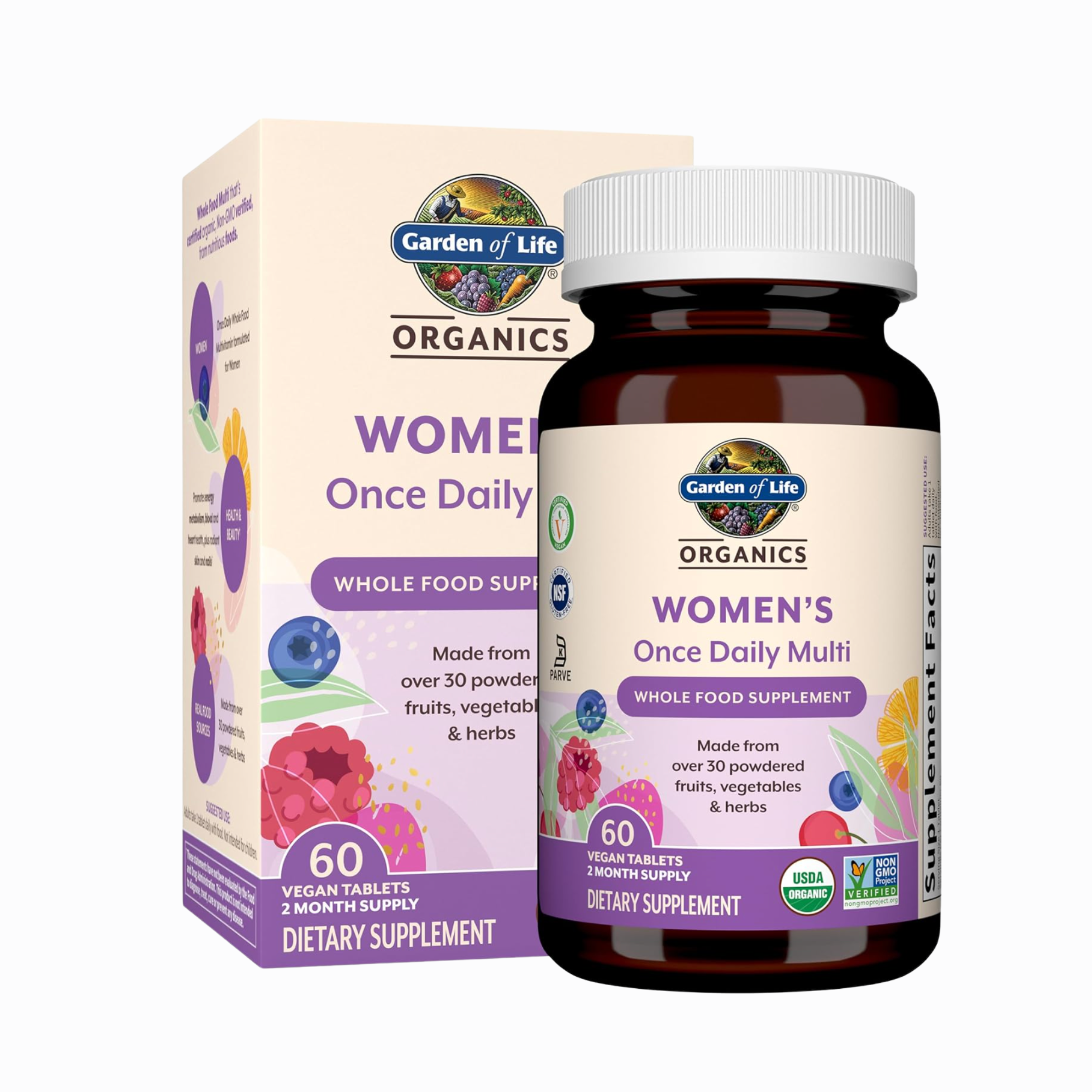 Amazon | Garden of Life Women's Once Daily Organic Multivitamin