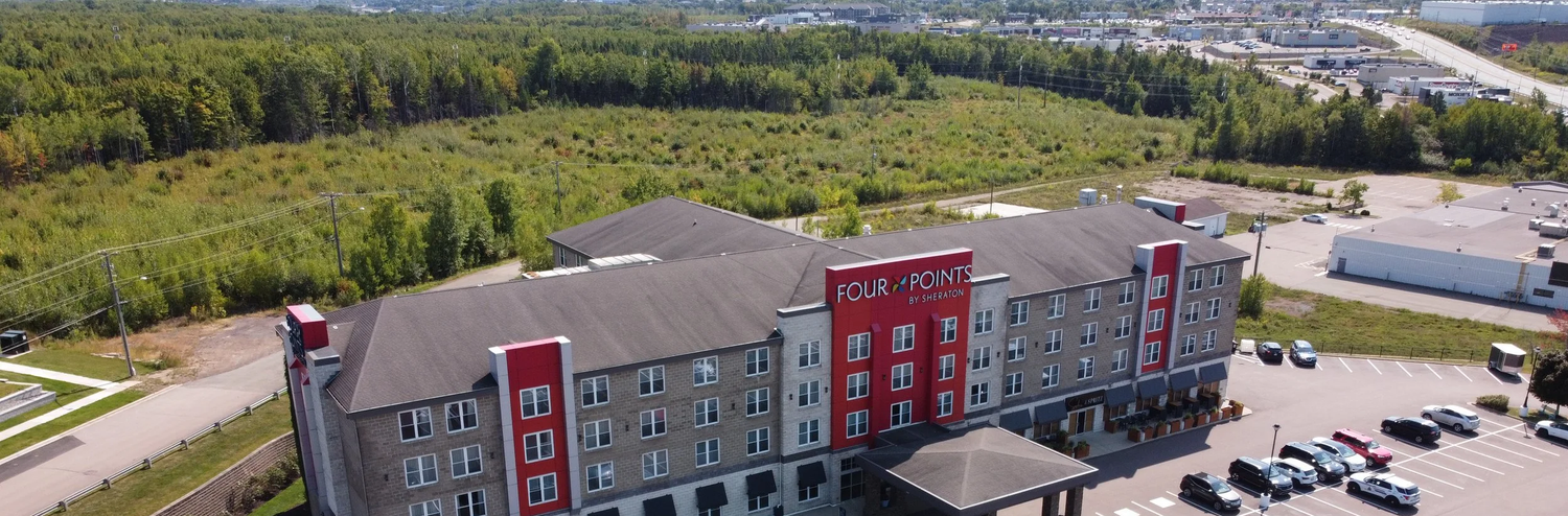 Four Points by Sheraton hotel exterior photographed by Friar Media