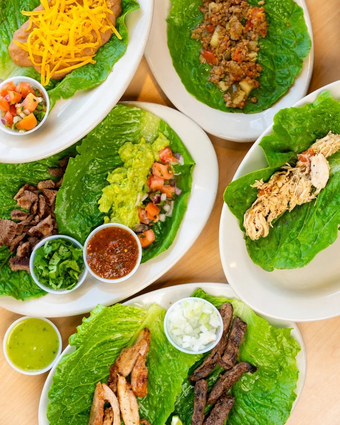 Starting the year a little lighter? We got you. 🥗 Try our lettuce wraps with fajita meat, guac, and all the fresh fixings. All the flavor, less of the guilt.