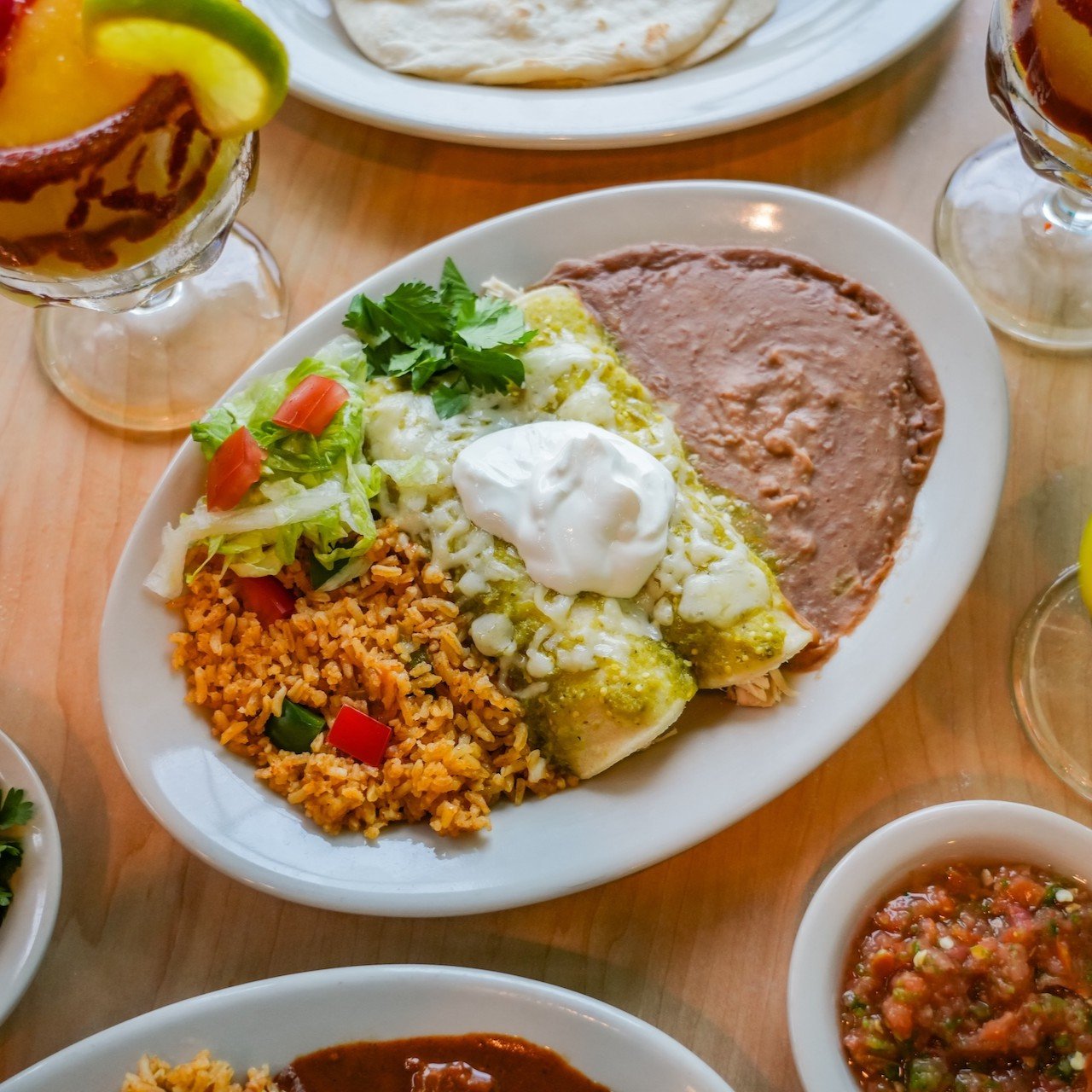 Enchilada cravings? Yeah, we&rsquo;ve got you. 😍🌶️ 

Go classic with cheese enchiladas, choose green enchiladas covered in tomatillo salsa and topped with melted Monterey Jack cheese, or, if you&rsquo;re feeling something different, there&rsquo;s m