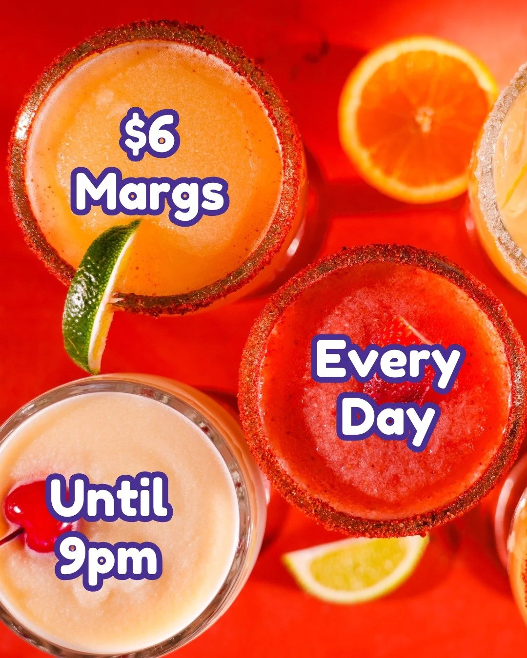 Happy Hour, but make it Mama&rsquo;s! 🍹 Join us for the best deal in town &mdash; $6 margaritas every day until 9pm, dine-in only.

#HappyHour #SanAntonioHappyHour