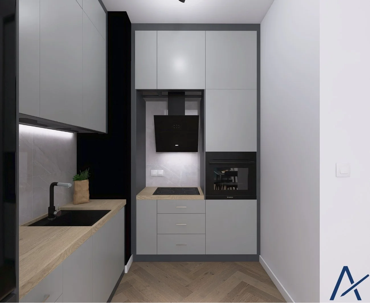 industrialna kuchnia warszawa wyspa beton loft.jpg