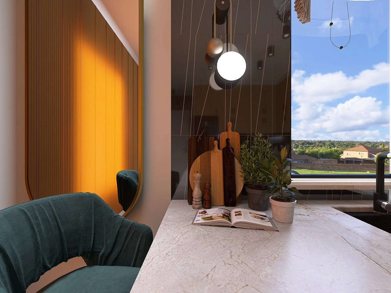 Styl Nowoczesny - Kuchnia w bloku w Tarnowie