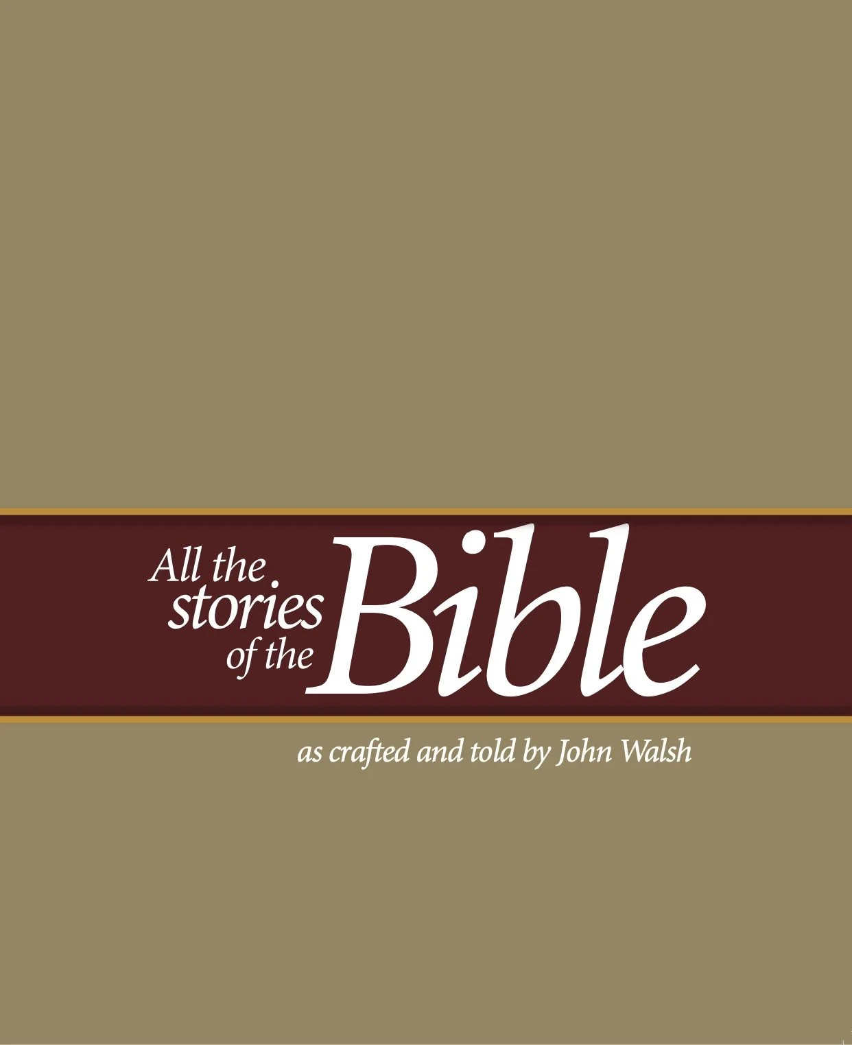 All the Stories of the Bible front cover