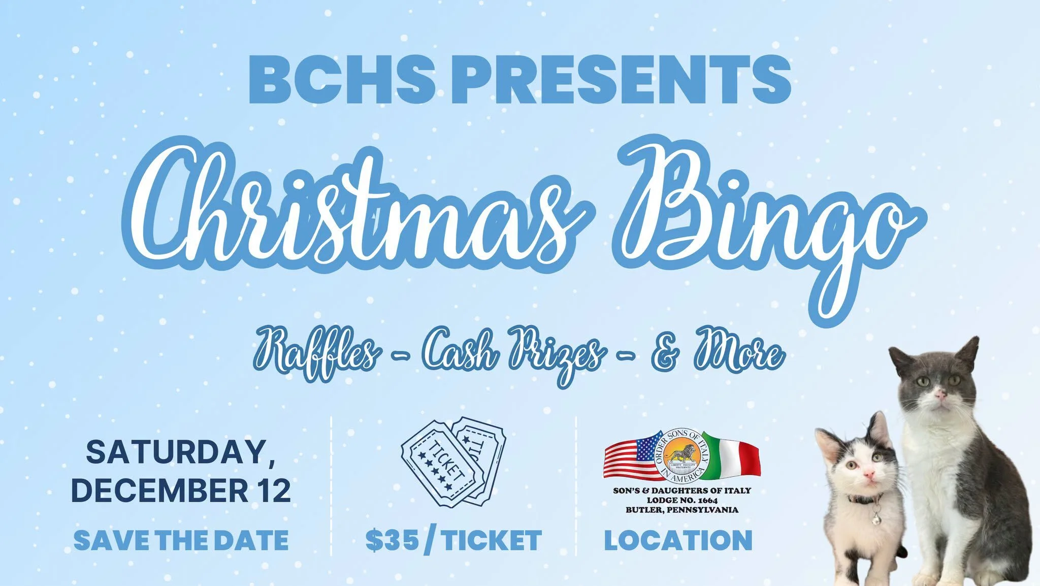 3rd Annual Christmas Bingo
