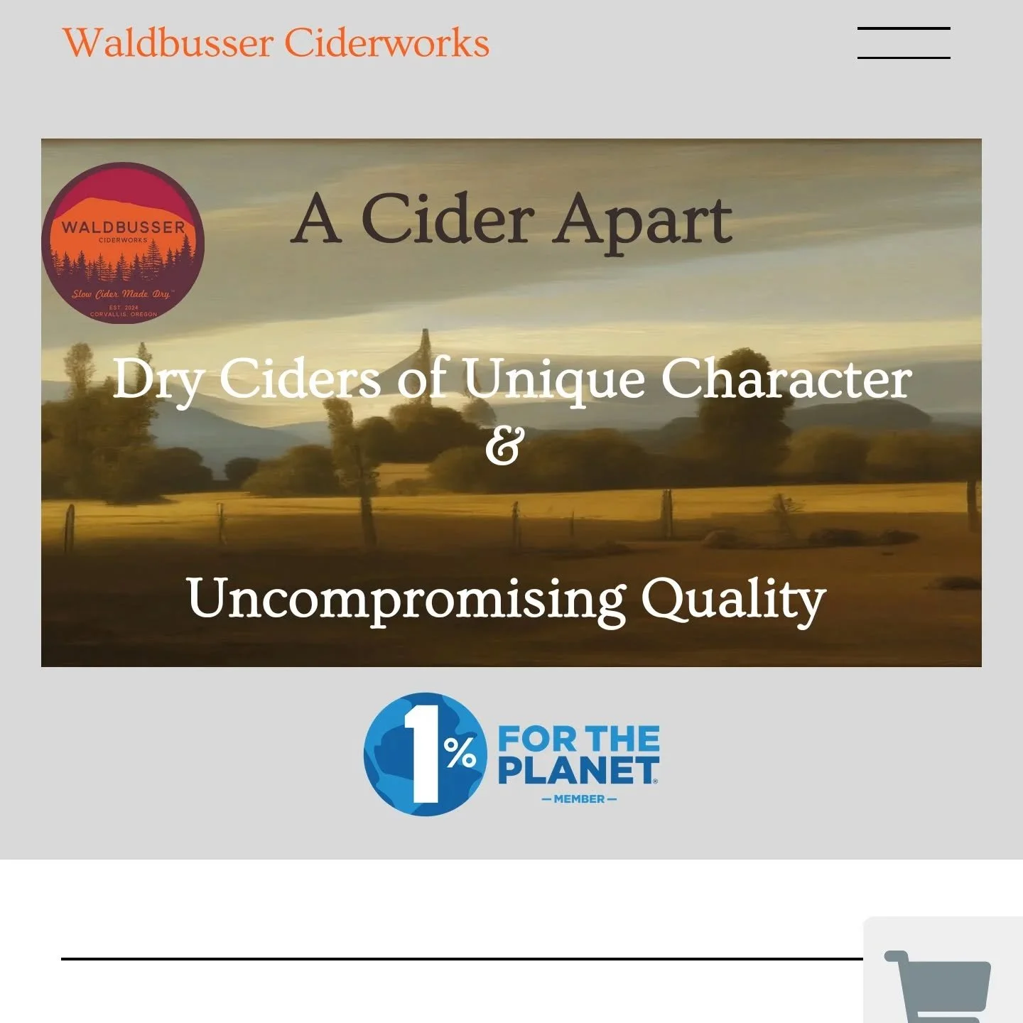 Happy to announce that @waldbusser_cider has joined @1percentftp -1% for the planet! We've committed to contributing 1% of all revenue (not profits) to vetted organizations through their network. Even more reason to drink #slowcider #drycider. 

Happ