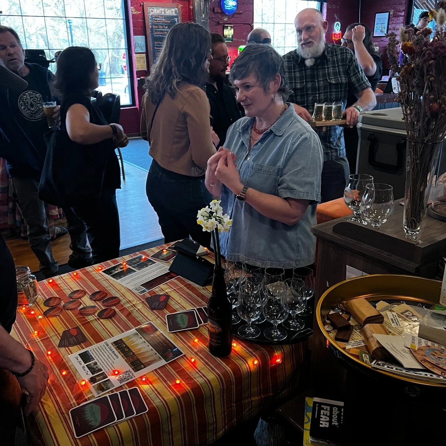 Thank you to everyone who joined us at The Bier Library @thebierelibrary for our second Flight Night. And special thanks to Erica &amp; Travis for giving us a platform to share our ciders with you all. It was a pleasure to share Home Grown, Hopped, a