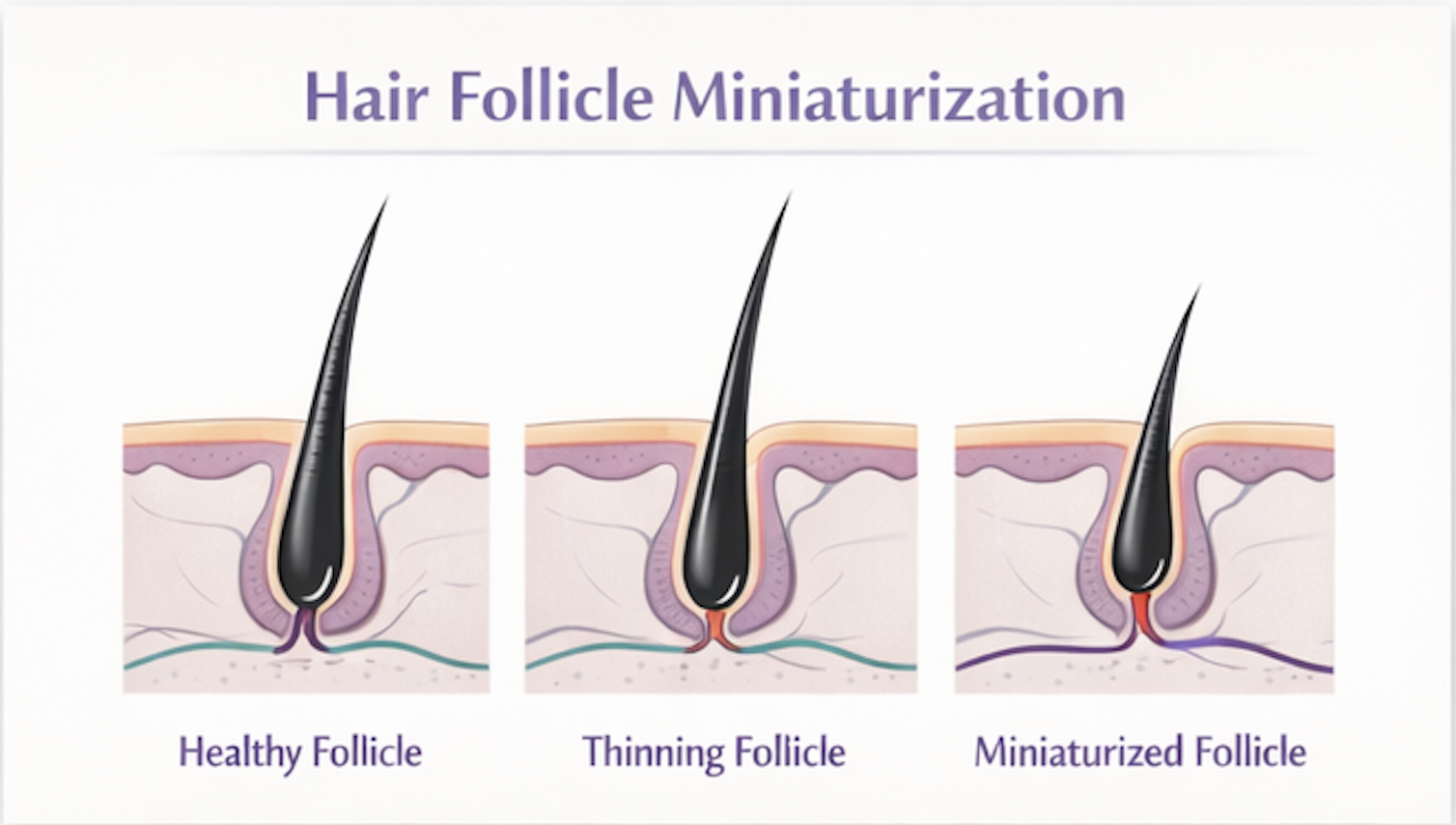 What Is Hair Miniaturization? The Early Sign of Hair Thinning
