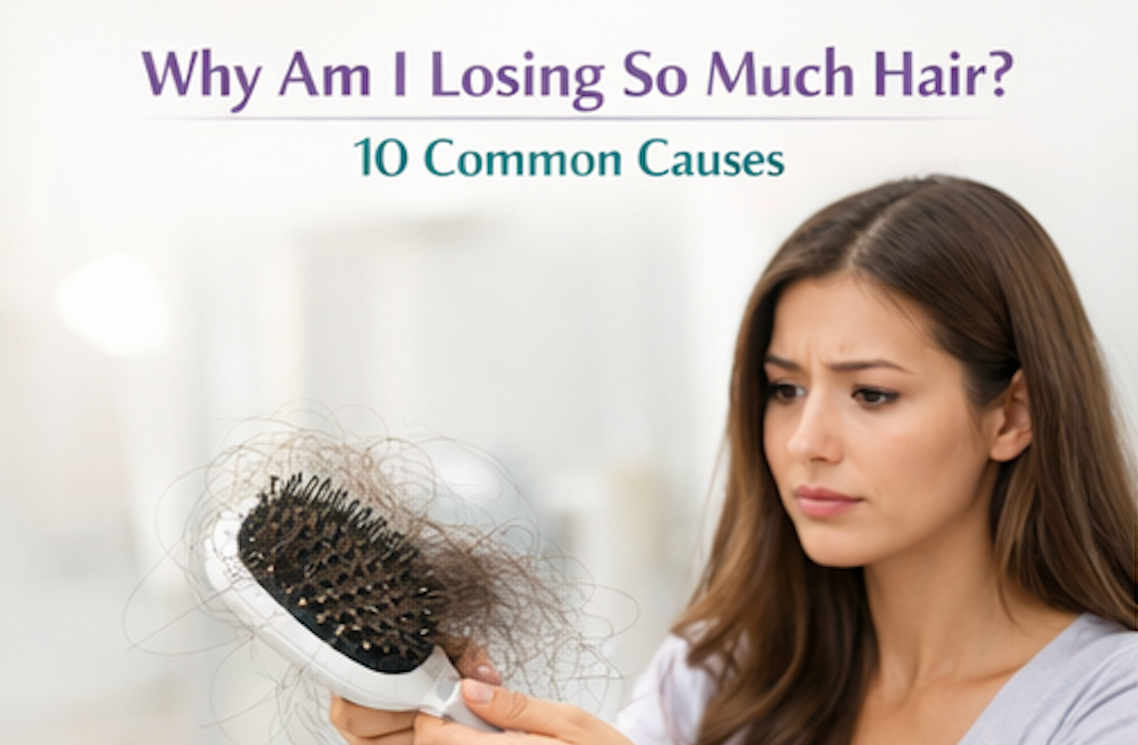 Why Am I Losing So Much Hair? 10 Common Causes of Hair Loss in Women