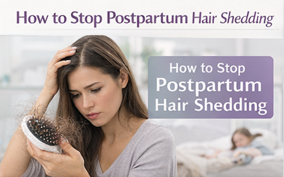 How to Stop Postpartum Hair Shedding and Support Hair Regrowth