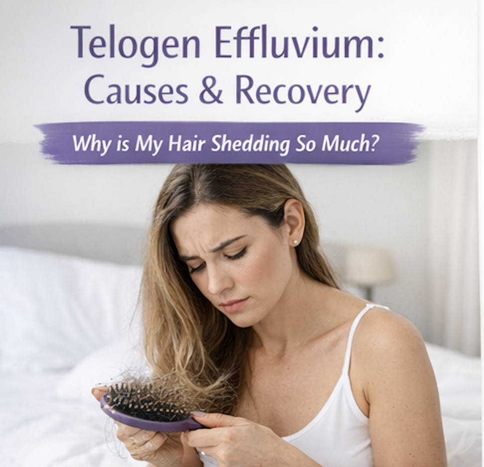 Telogen Effluvium: Causes, Symptoms, and How to Recover From Excessive Hair Shedding