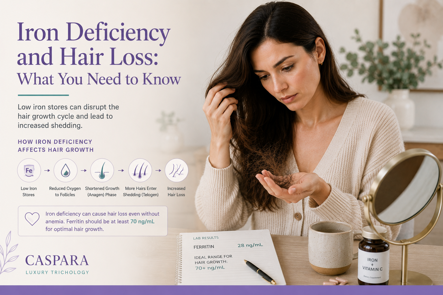 Iron Deficiency and Hair Loss: What You Need to Know