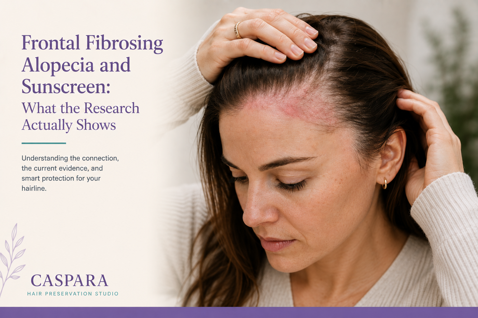 Frontal Fibrosing Alopecia and Sunscreen: What the Research Actually Shows