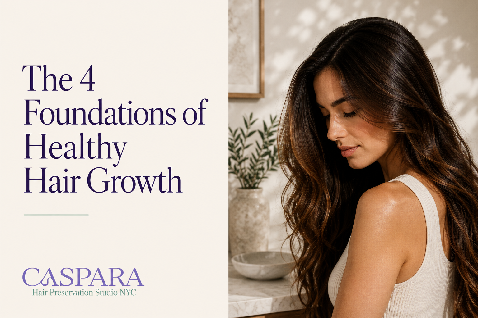 The 4 Foundations of Healthy Hair Growth: Hormones, Nutrition, Sleep &amp; Gut Health