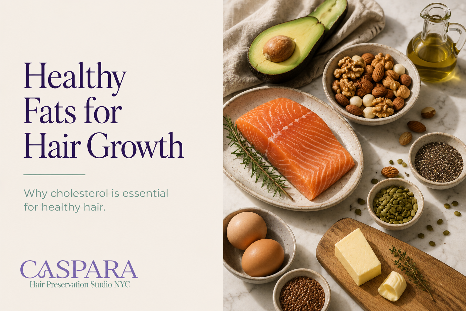 Healthy Fats for Hair Growth: Why Cholesterol Is Essential for Healthy Hair