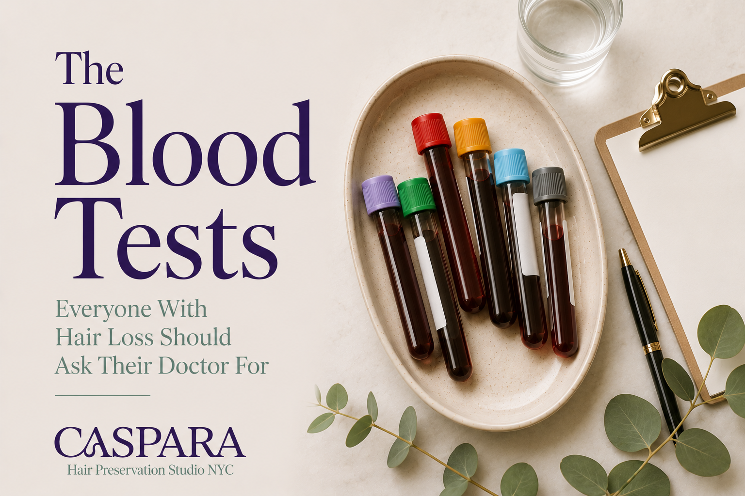The Blood Tests Everyone With Hair Loss Should Ask Their Doctor For