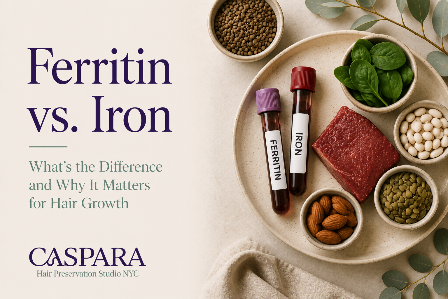 Ferritin vs. Iron: What's the Difference and Why It Matters for Hair Growth