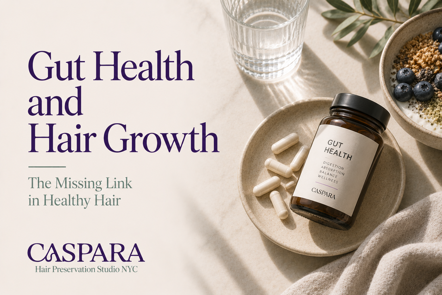 Gut Health and Hair Growth: The Missing Link in Healthy Hair