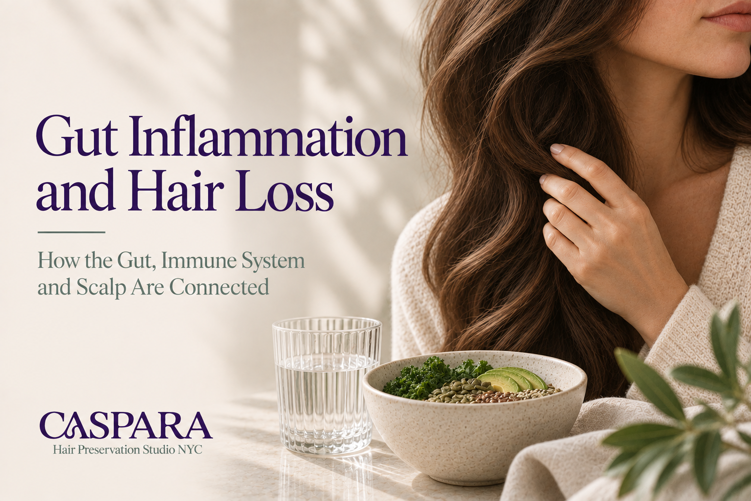 Gut Inflammation and Hair Loss: How the Gut, Immune System and Scalp Are Connected