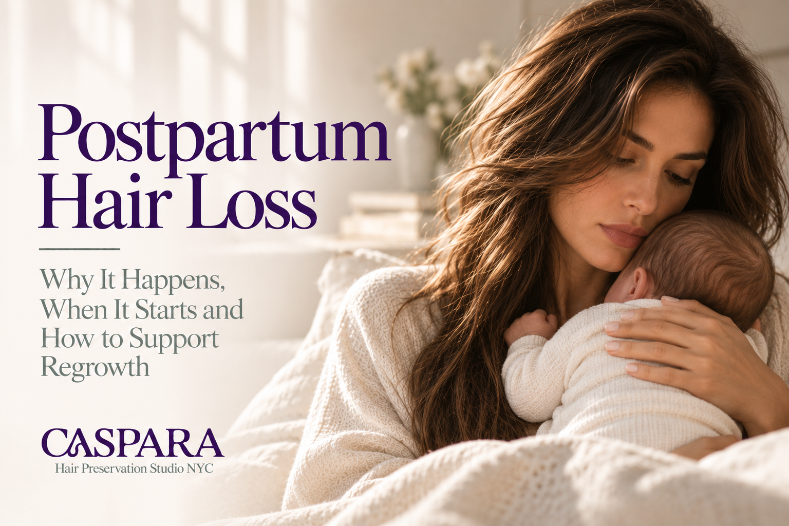 Postpartum Hair Loss: Why It Happens, When It Starts and How to Support Regrowth
