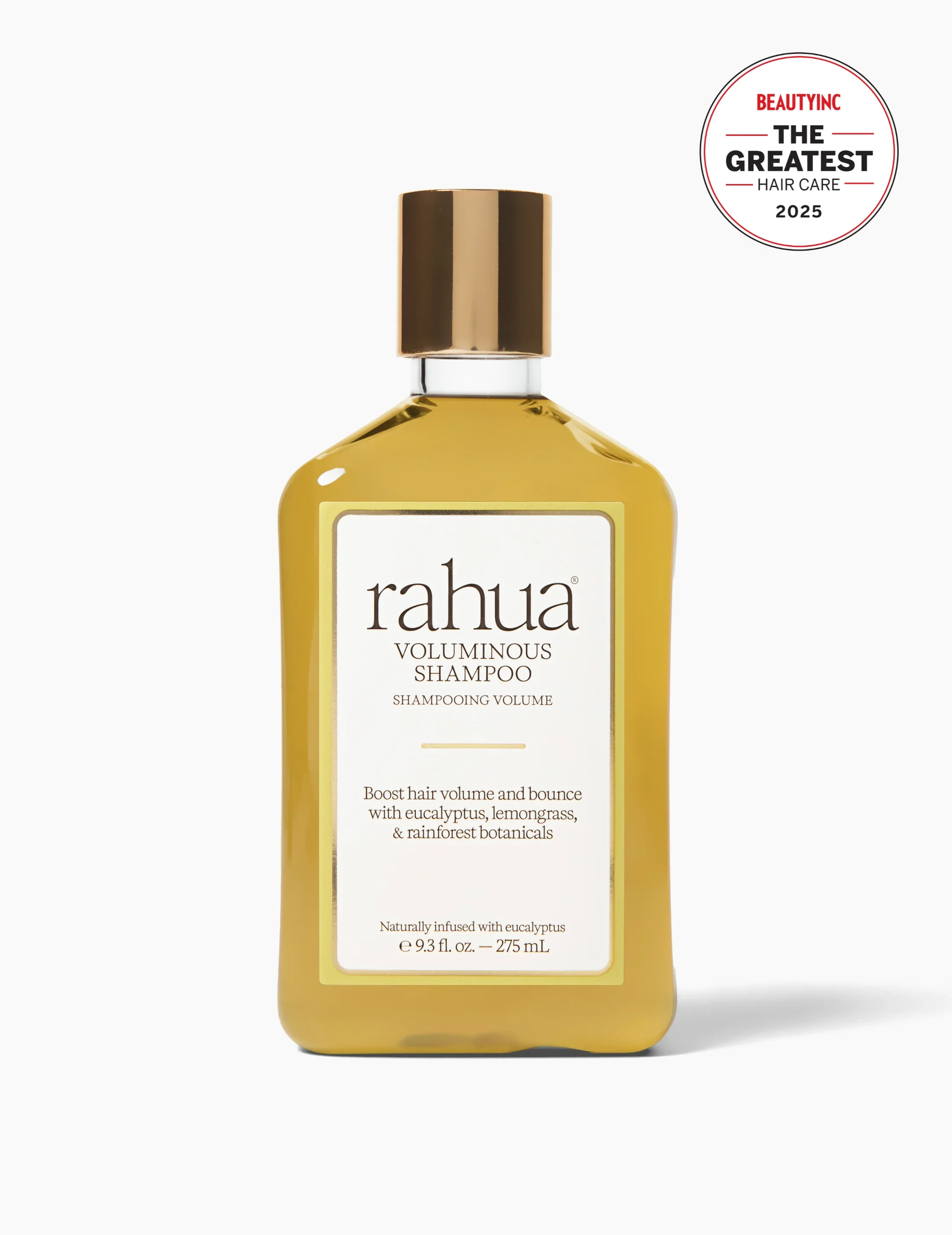 RAHUA VOLUMINOUS SHAMPOO - Delivers volume and effective cleansing without stripping natural oils. Bouncy hair with a healthy scalp. Best For: Fine to medium hair types, including oily scalps and color-treated hair.
