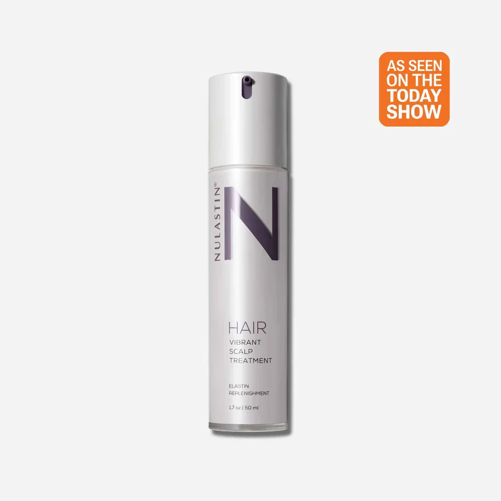 NULASTIN SCALP TREATMENT - Proteins and signal peptides formulated to anchor hair. Reduce shedding by fortifying follicles at the root. Fast absorbing. Visibly thicker, fuller looking hair. Use daily.
