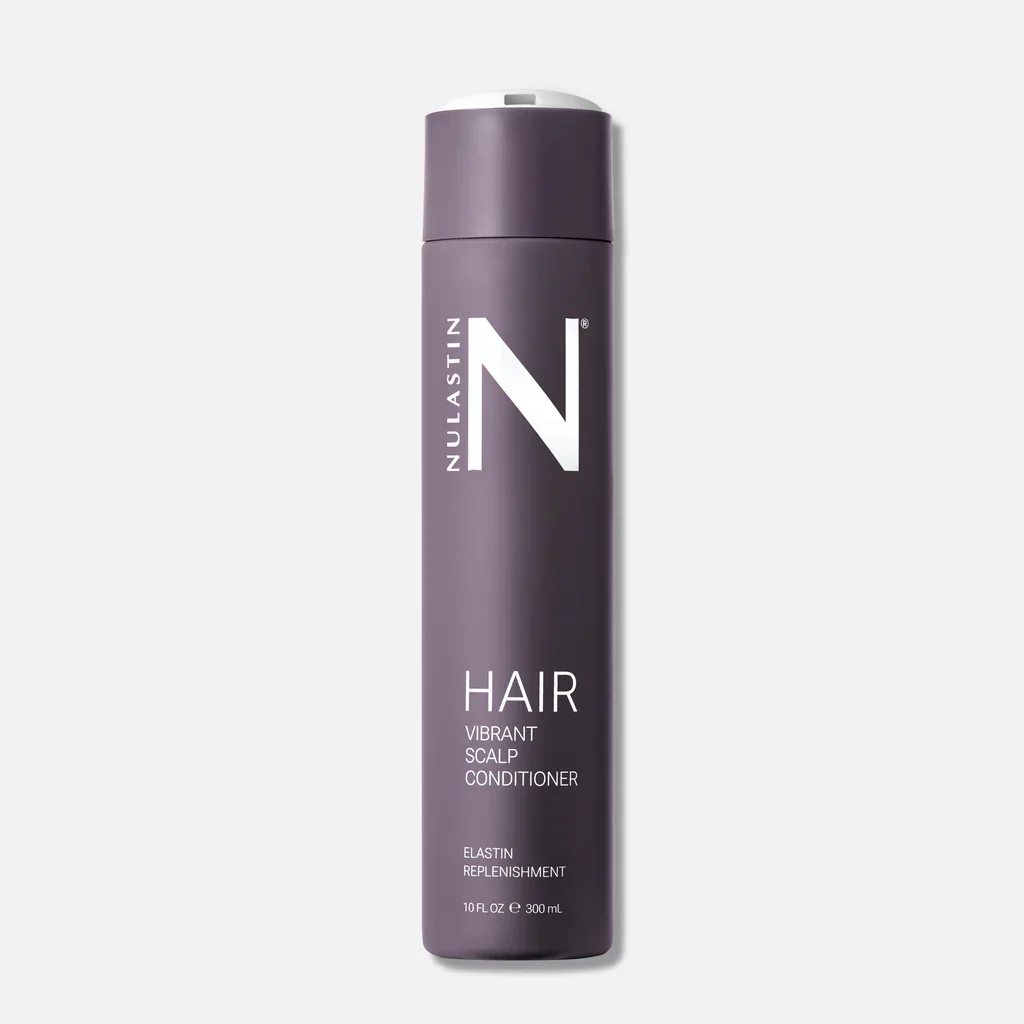 NULASTIN CONDITIONER  -
Deeply reparative. Boosts volume, strength and shine. Elastin fortifies follicles while hair bonding proteins reduce frizz and defend against breakage. Hair feels softer and looks smoother.