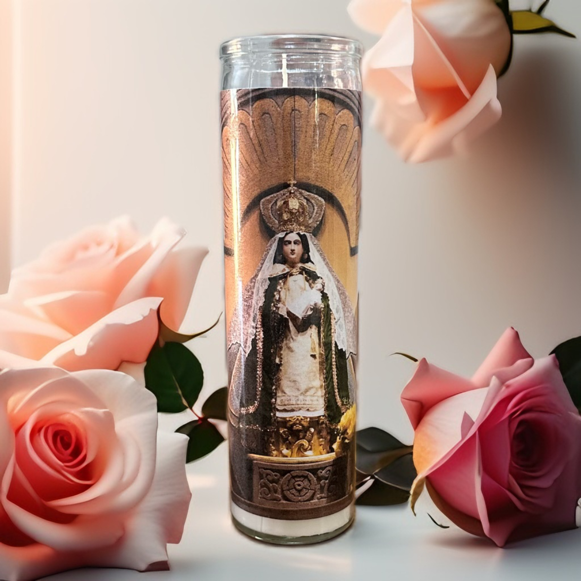 La Conquistadora Prayer Candle