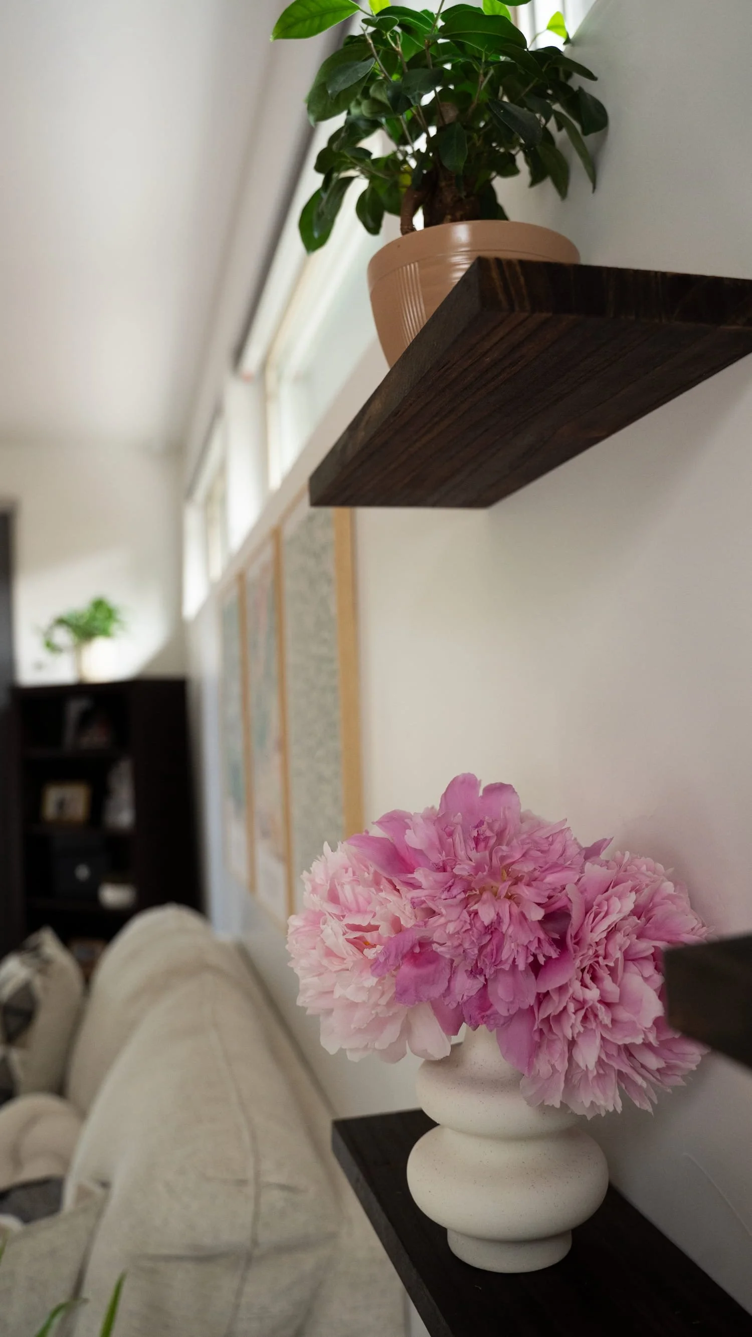 Colorado flowers in grief counseling office