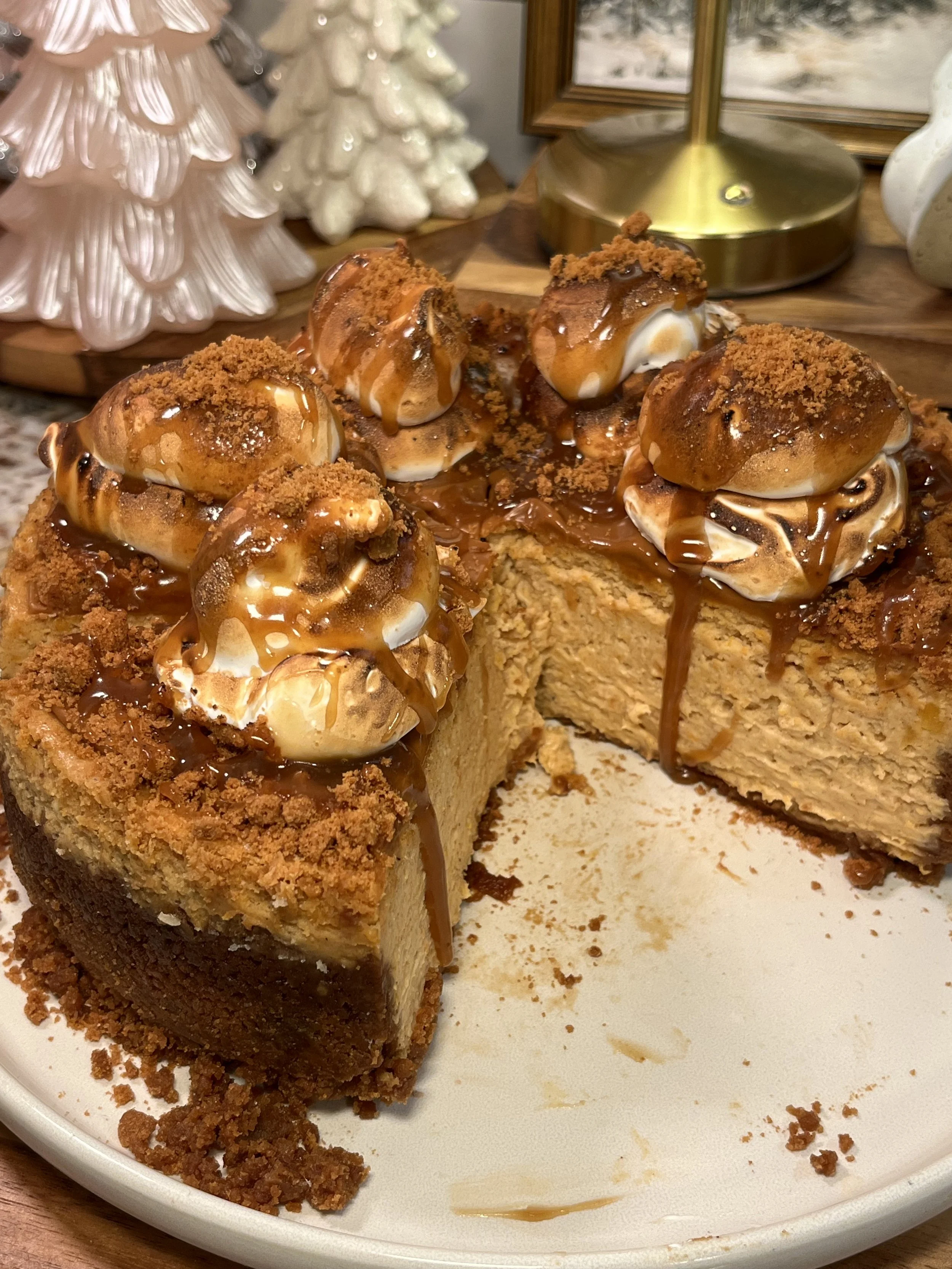 Sweet Potato Biscoff Cheesecake