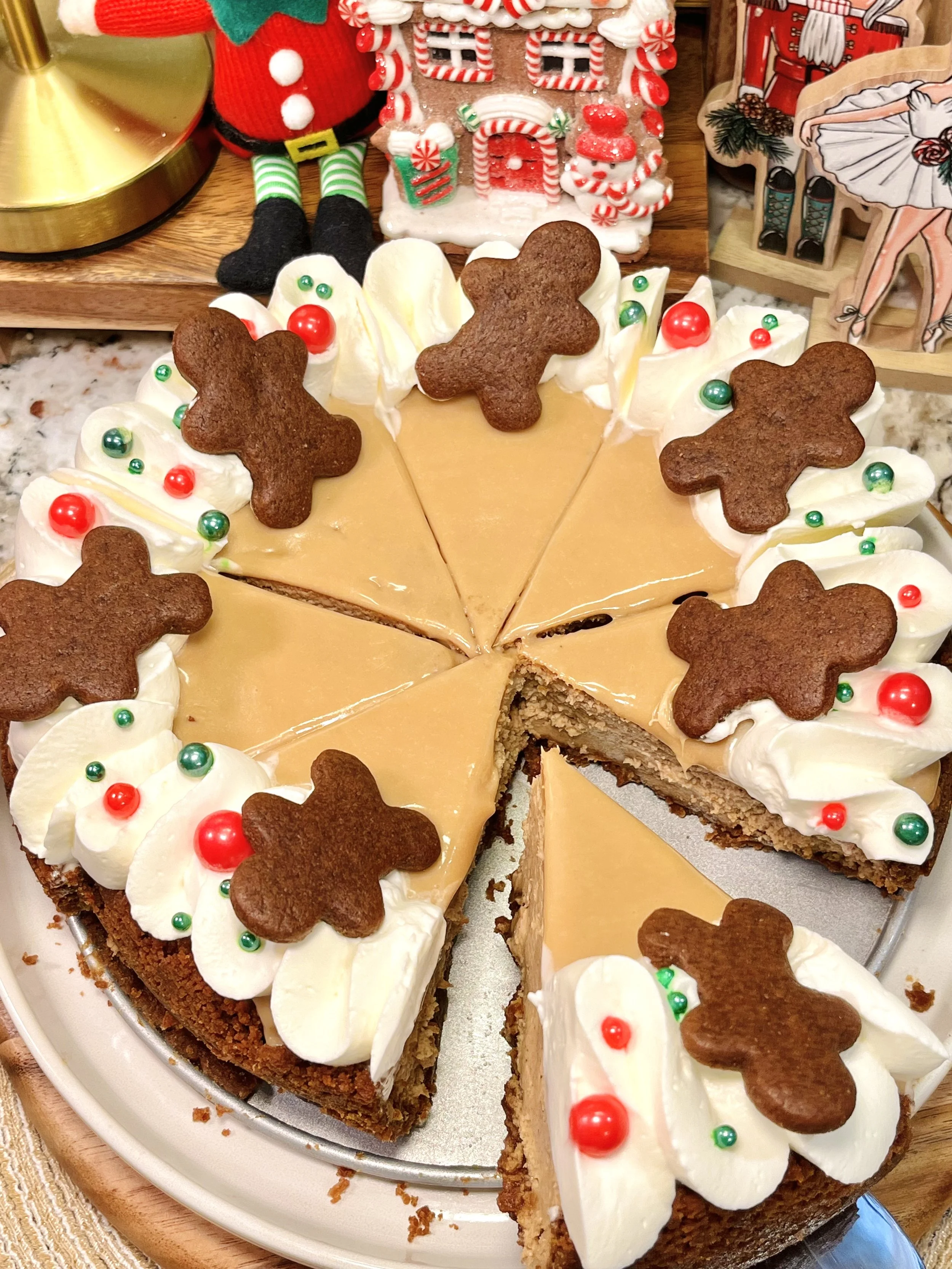 Gingerbread Latte Cheesecake