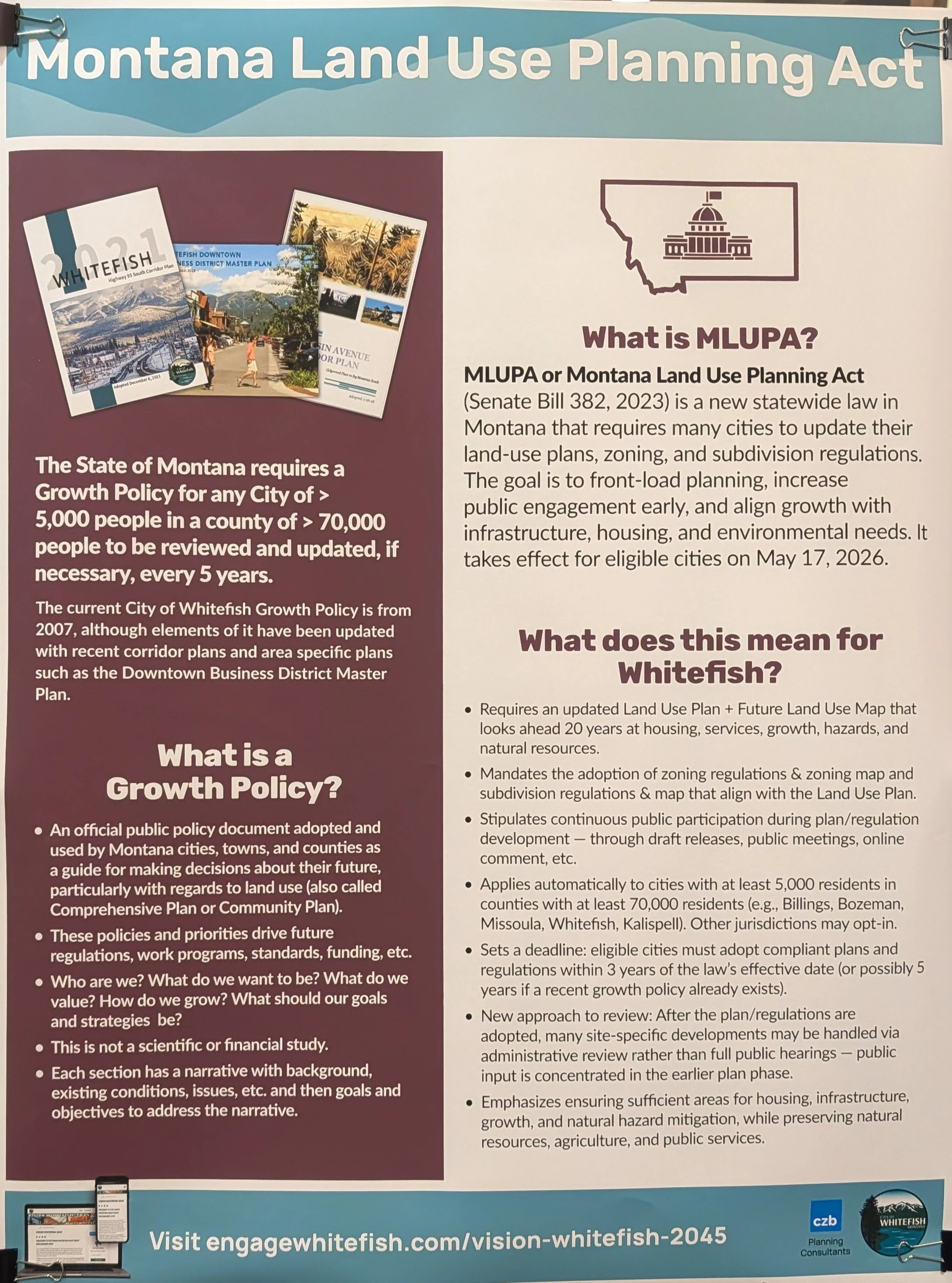 Whitefish: Land Use open house