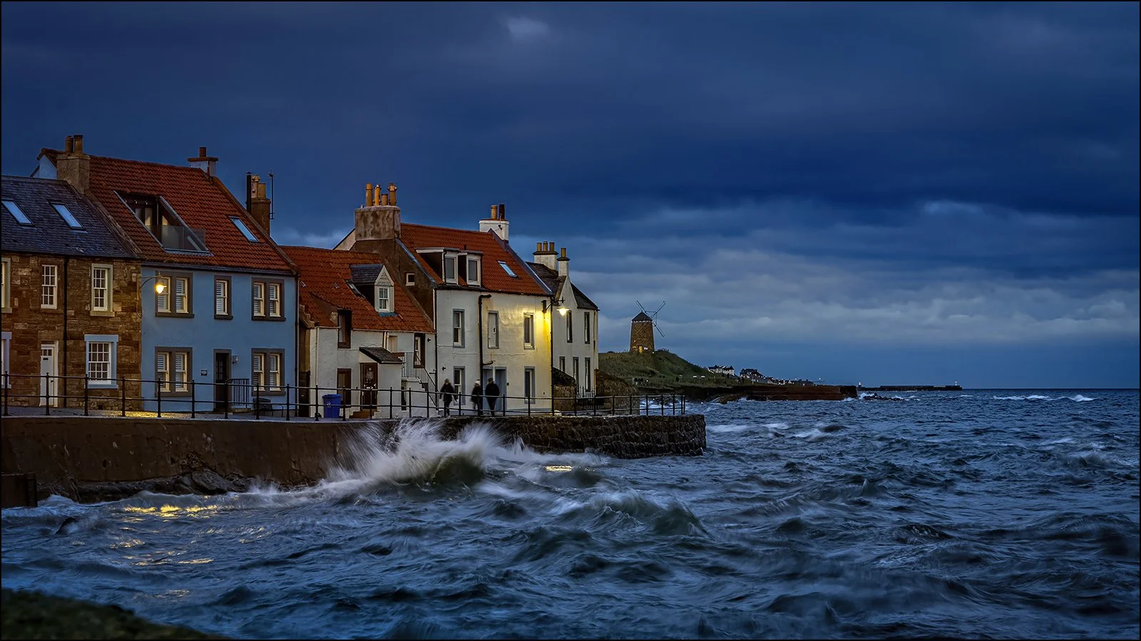 Windy Evening At St Monans