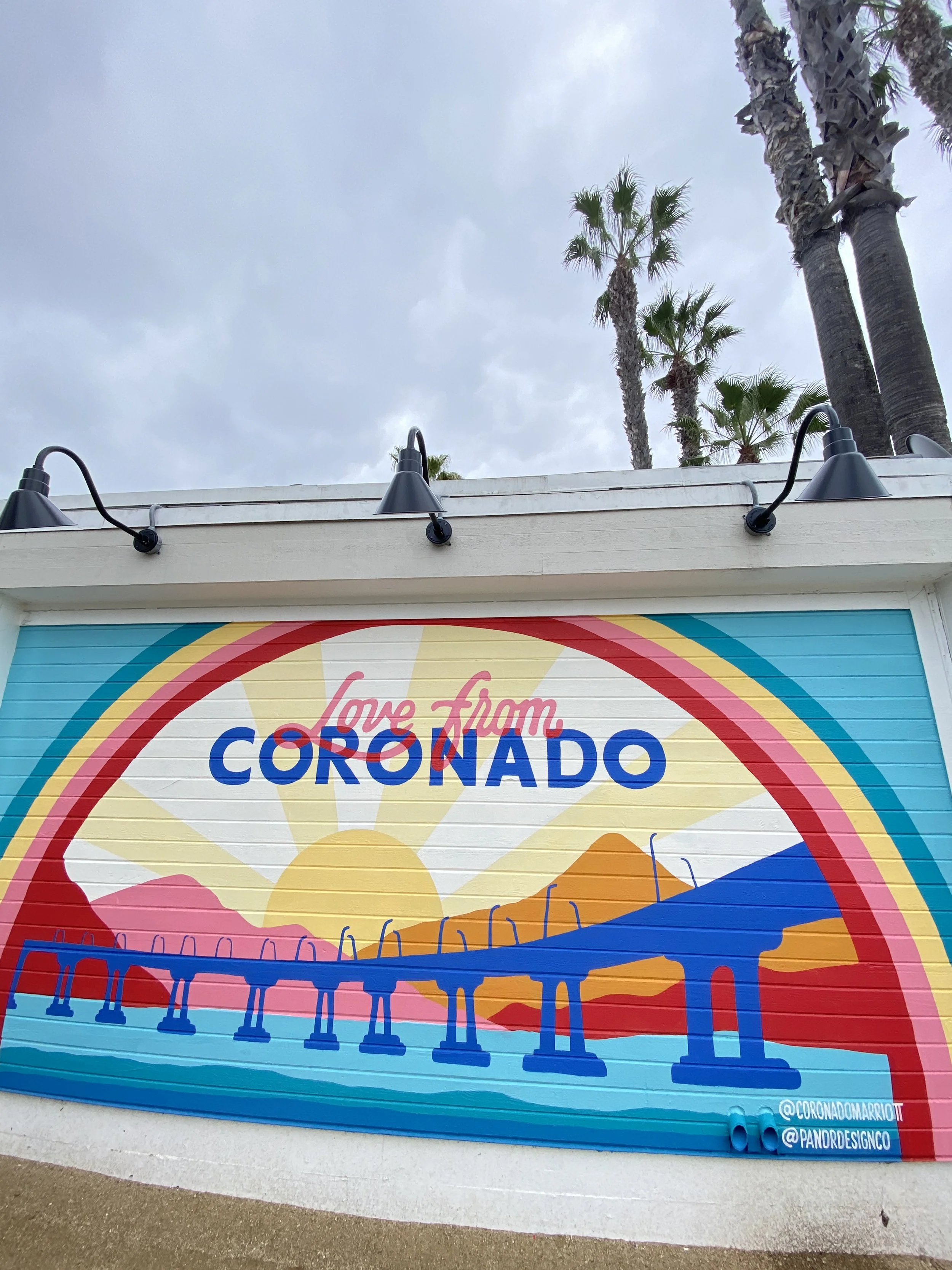 Mural at Coronado Marriott