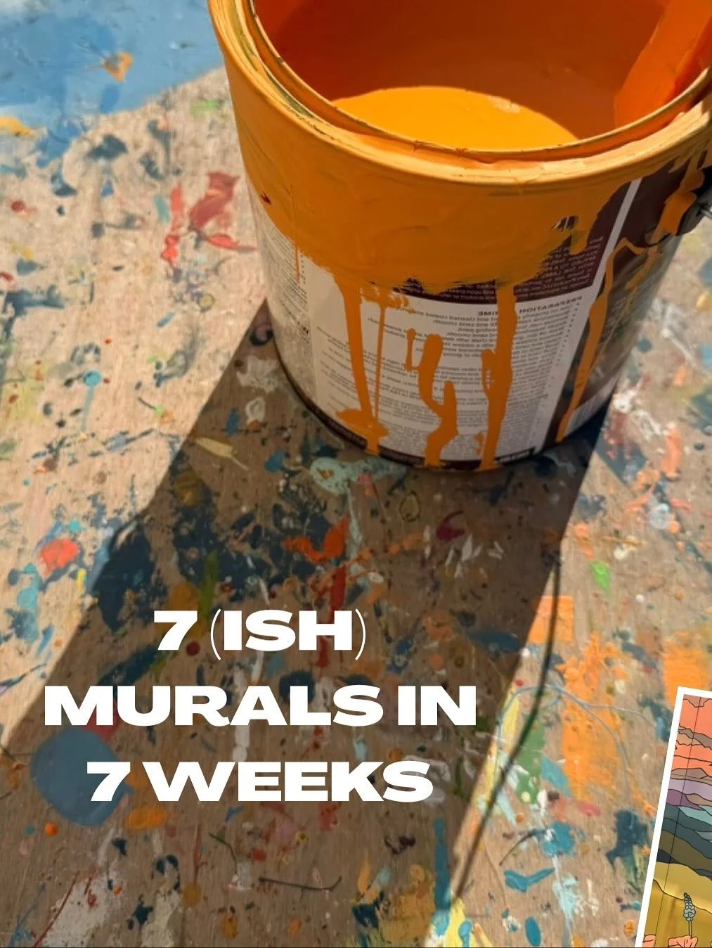 7 murals in 7 weeks (plus a few canvases and 46 columns 😅).
Painted in Minneapolis, Omaha, San Jose, and San Diego. It&rsquo;s been a nonstop blur of color, travel, and teamwork.
Couldn&rsquo;t have done it without my crew: @meliss36 @allisonhunsley