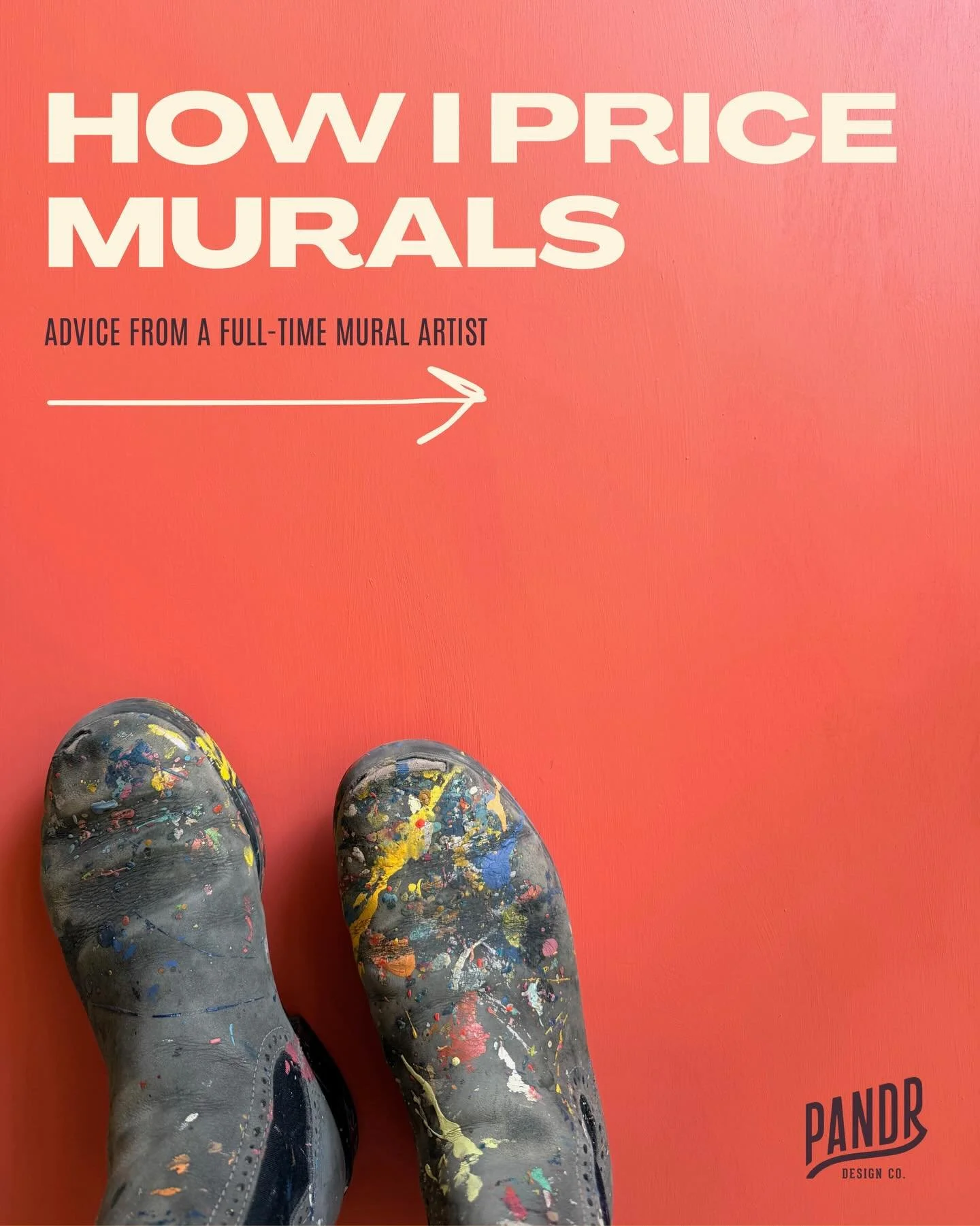 Pricing transparency moment for my mural friends 🎨

I&rsquo;ve always thought it&rsquo;s important that we talk about money in this industry so we can all charge accordingly and avoid undercutting each other. 

If you&rsquo;re just starting out, you