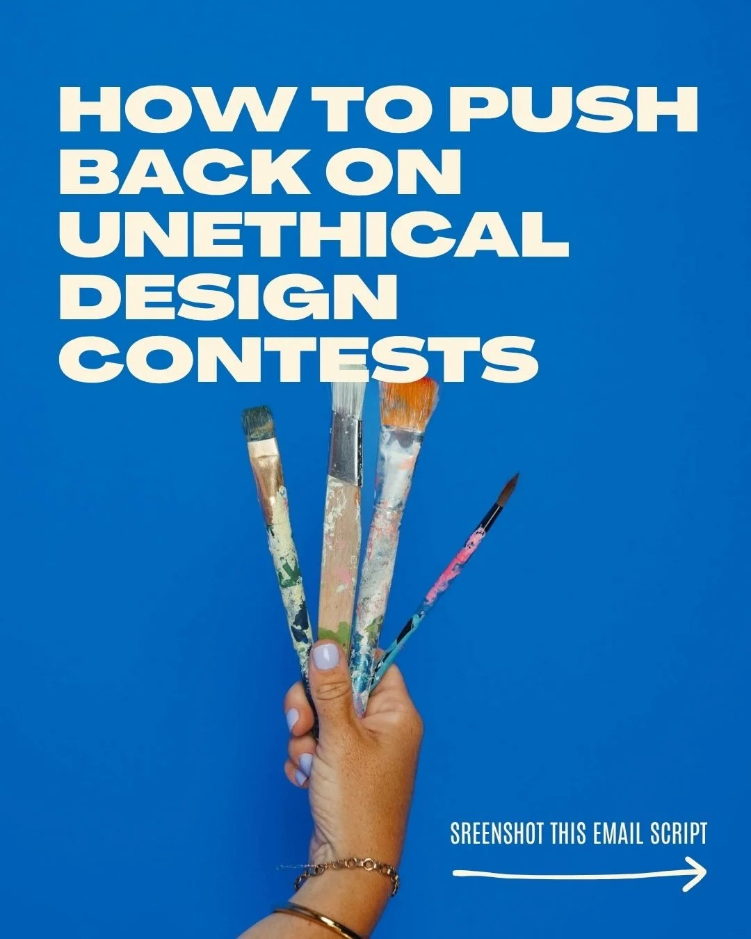 It&rsquo;s been a while so I figured this was worth a repost. These design contests/RFPs are still popping up on my feed, so here&rsquo;s a quick solution. It doesn&rsquo;t always work, but a lot of the time people do listen and are willing to restru