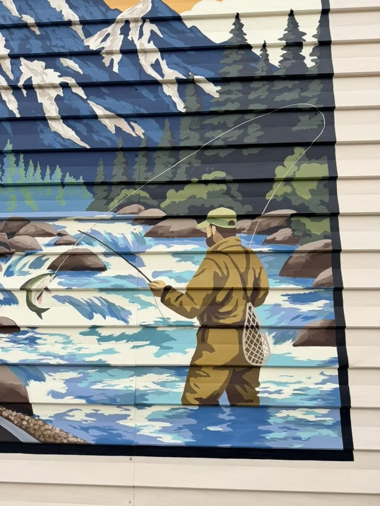 Exterior Muralist San Diego Featuring Bellevue Idaho Mural