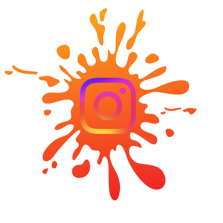 3D digital rendering of the Instagram logo, a pink and purple camera icon inside a rounded square, against a dark background.
