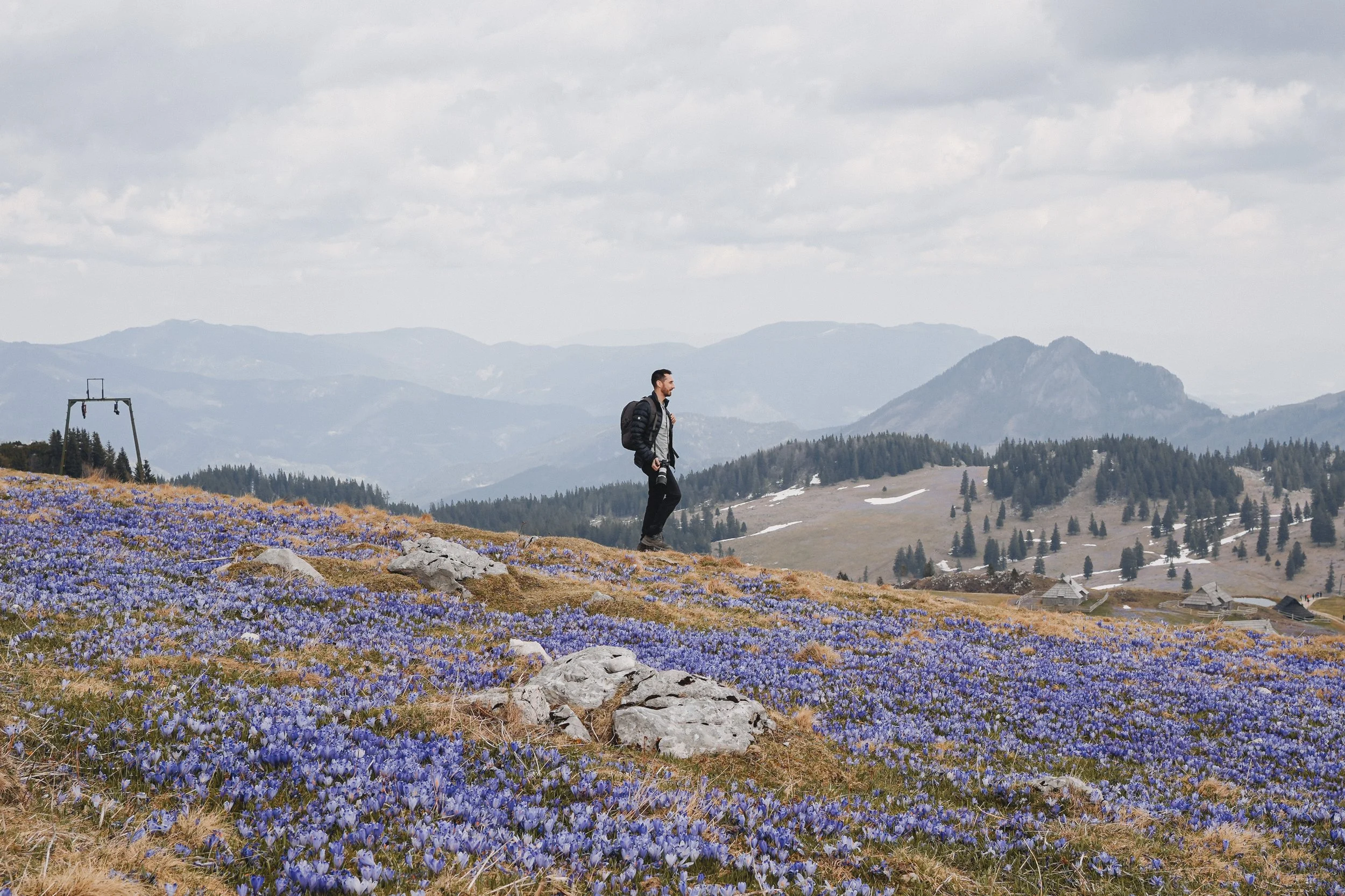 Frühlingsfotografie auf der Velika Planina in Slowenien
