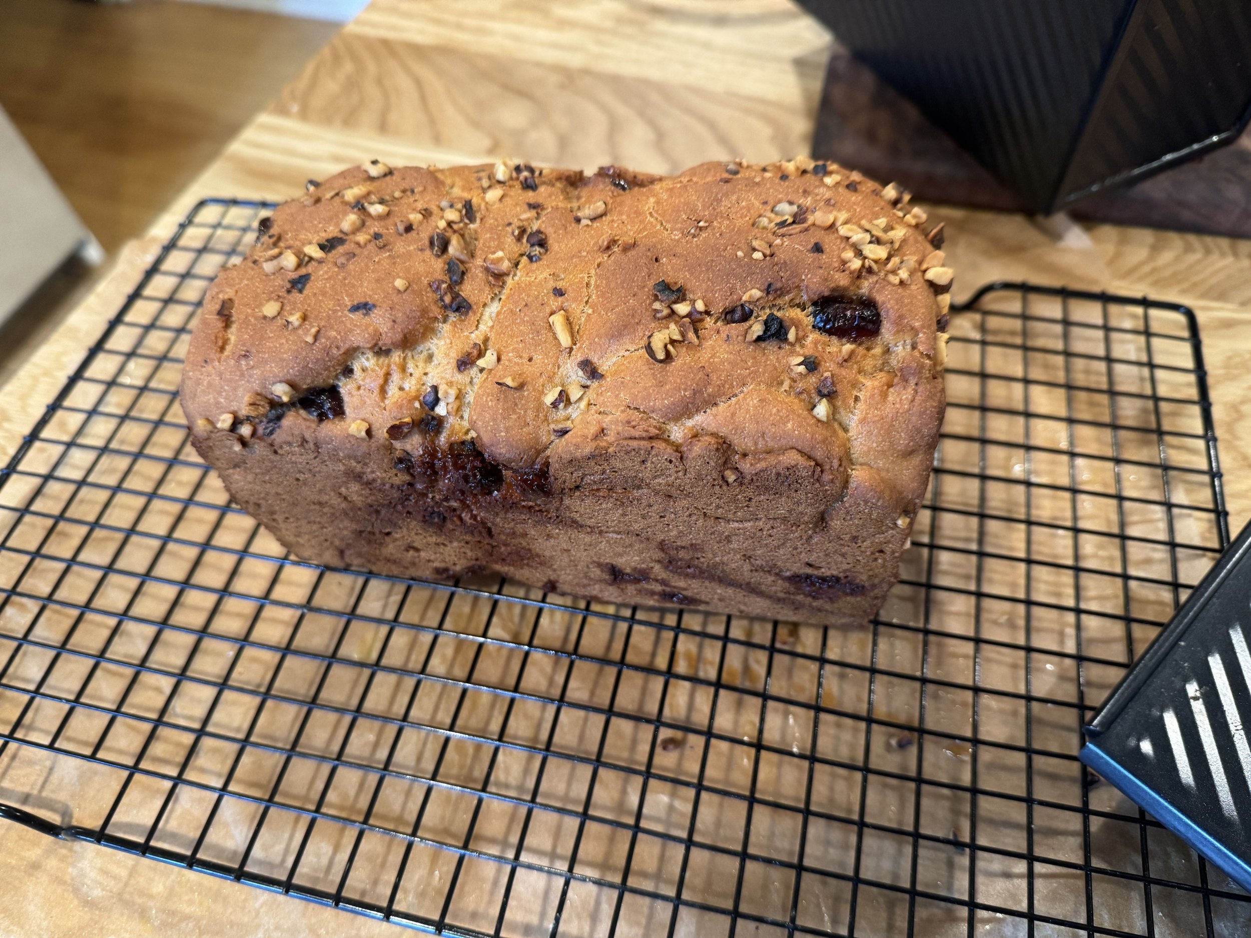 Cranberry Orange Swirl Bread