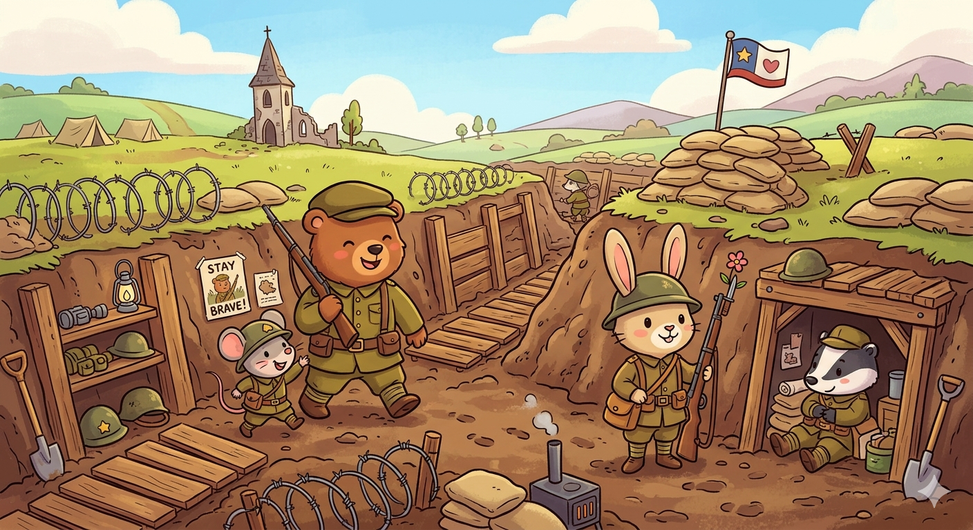 Battlefield Trench warzone