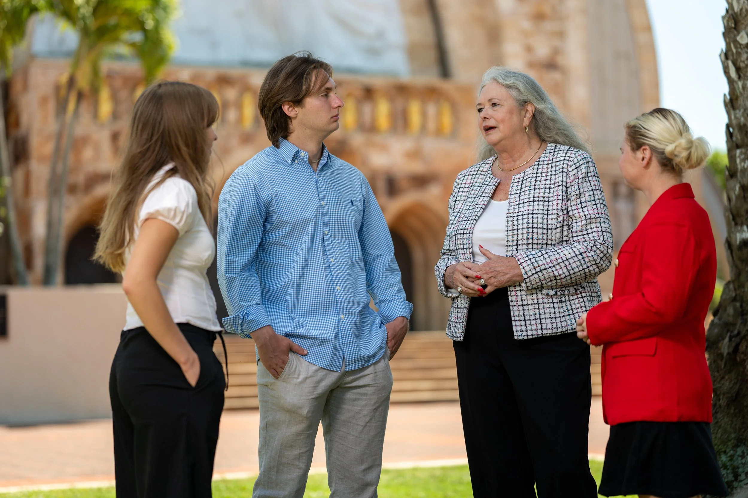 Liesa Priddy for Florida House - Talking with students