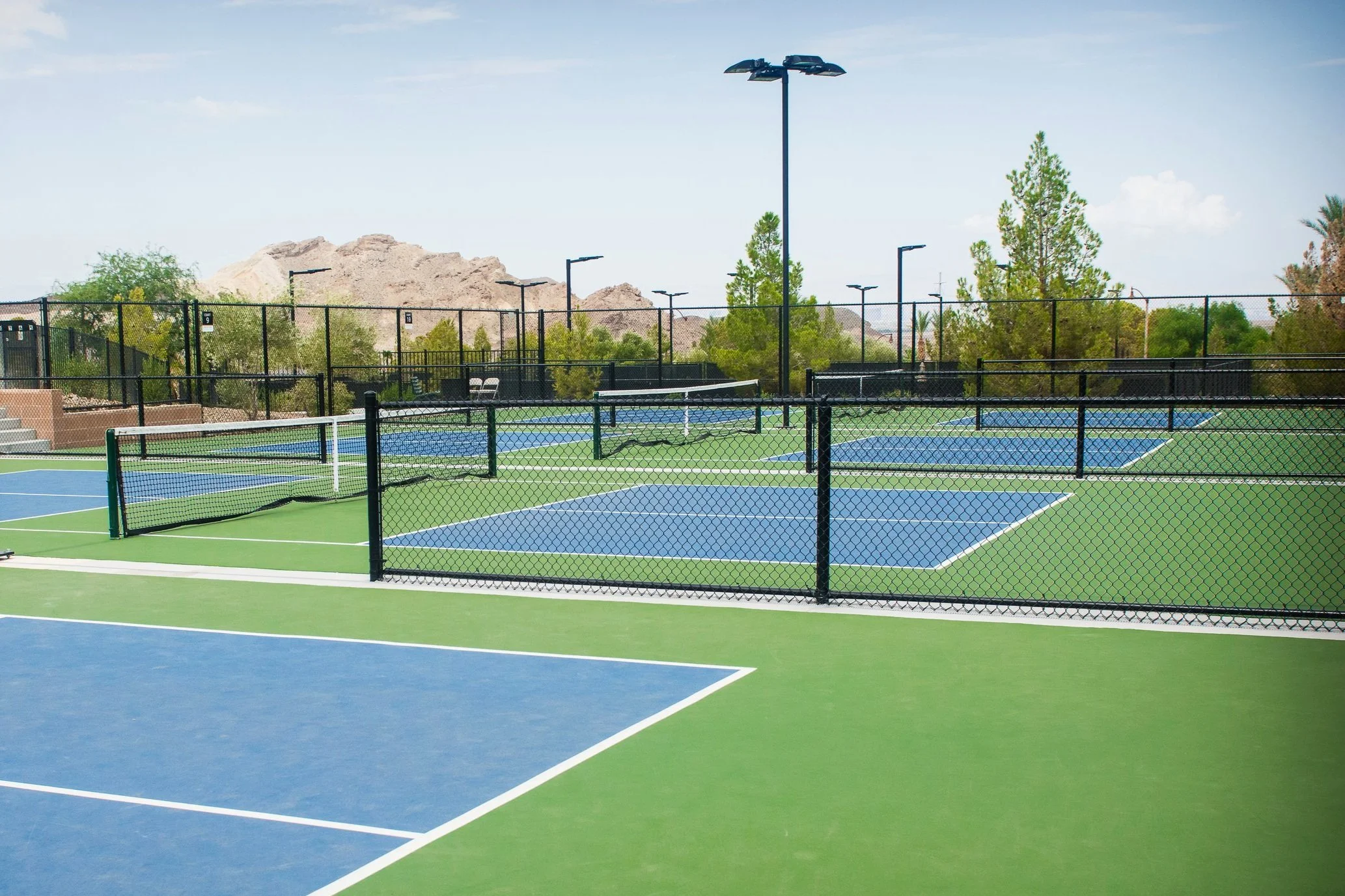 Pickleball courts at Lake Las Vegas Sports Club