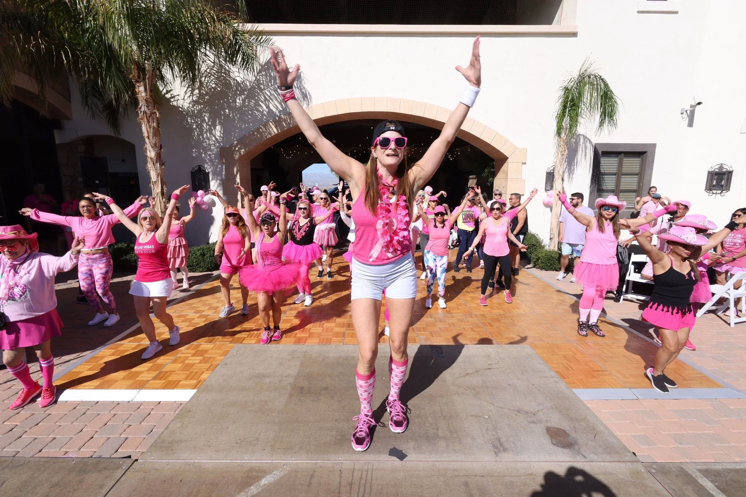 Lake Las Vegas Sport Club Pinktober Breast cancer awareness month event.