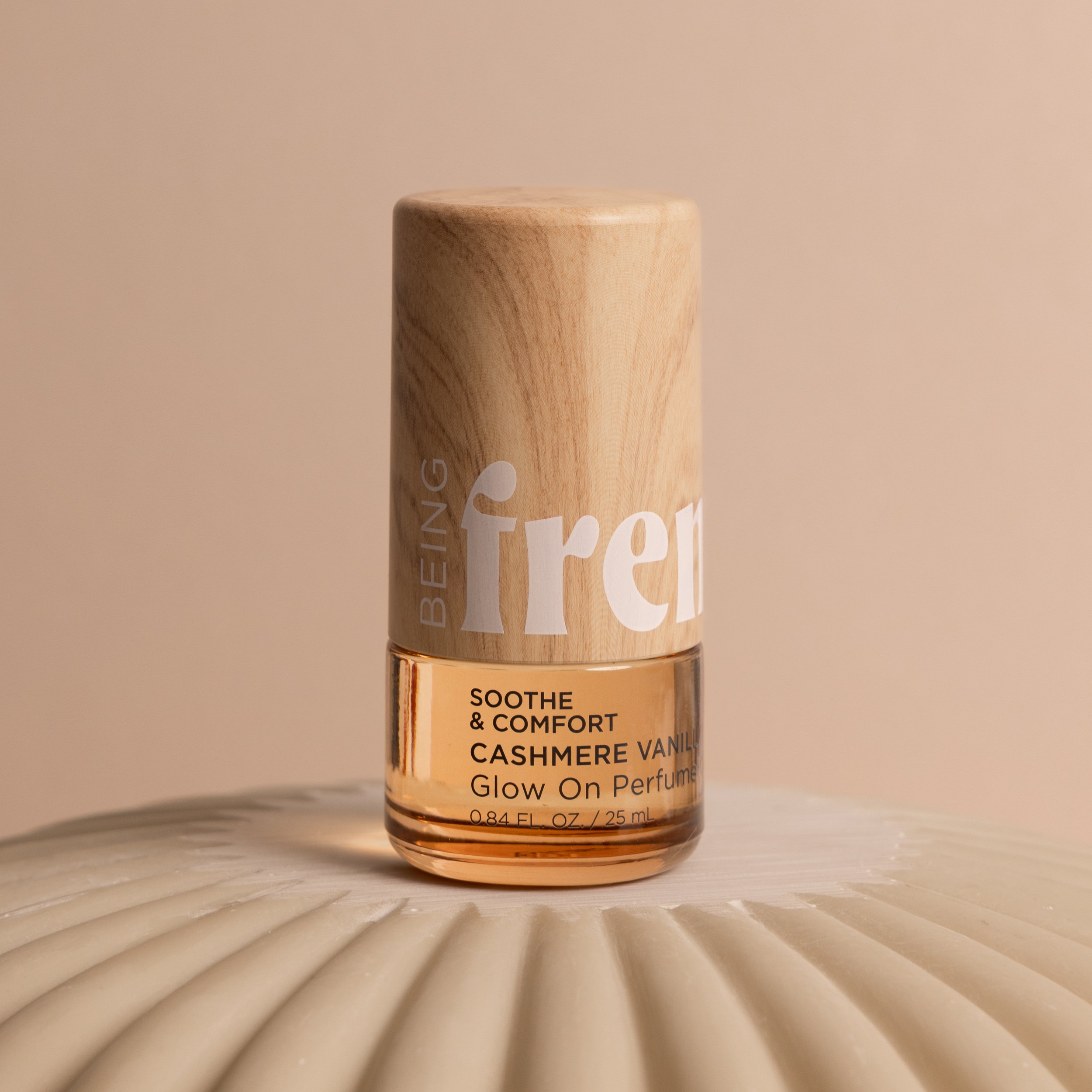 A closeup image of Being Frenshe oil perfume