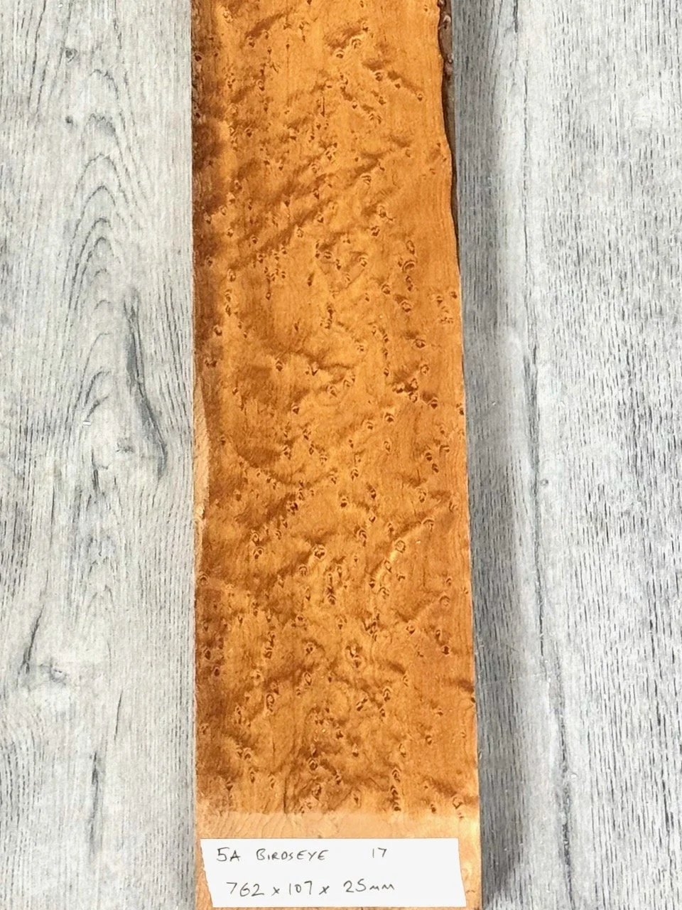 5A Grade roasted birdseye maple neck blank #17