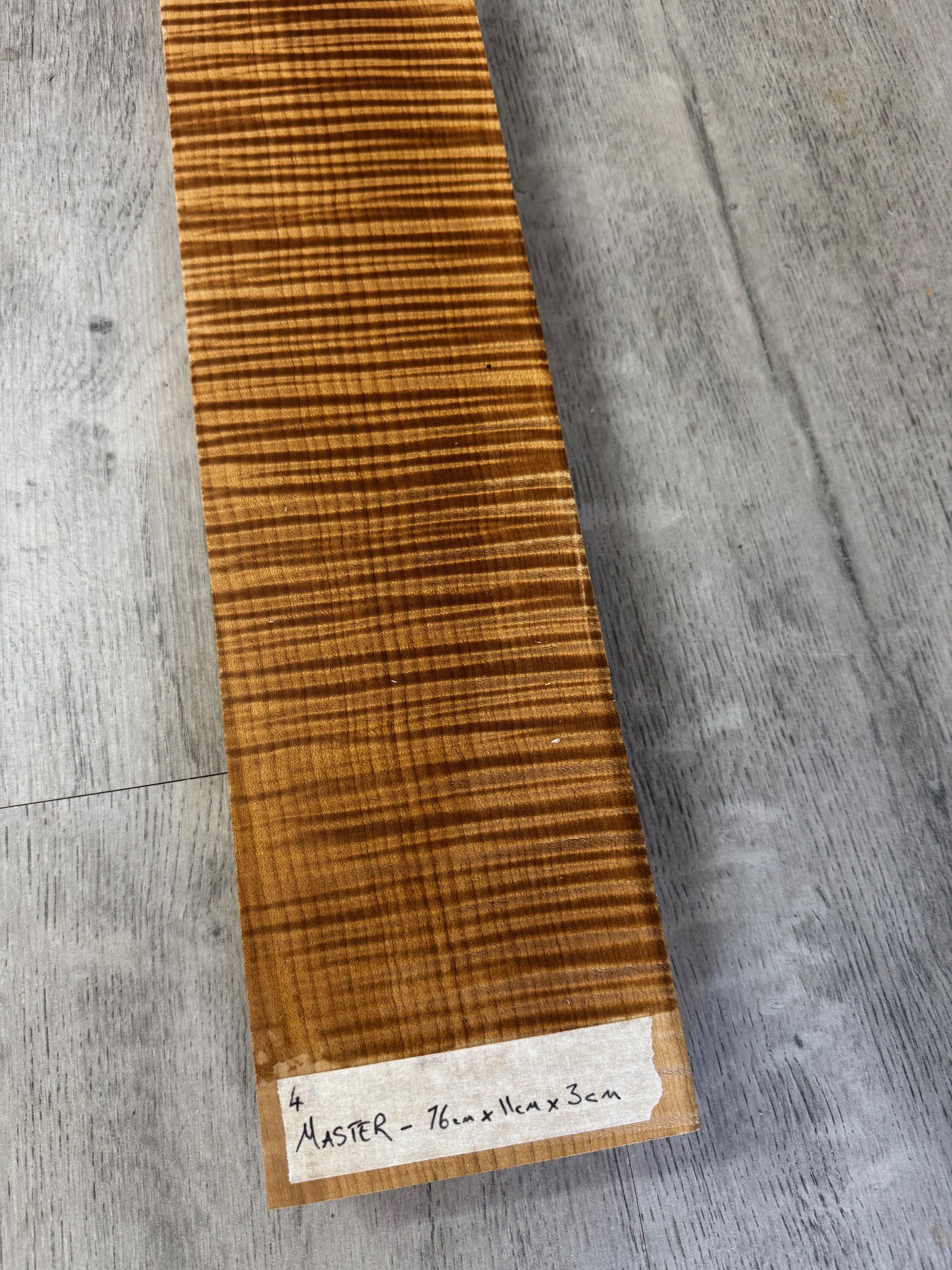 Master Grade roasted maple neck blank #4