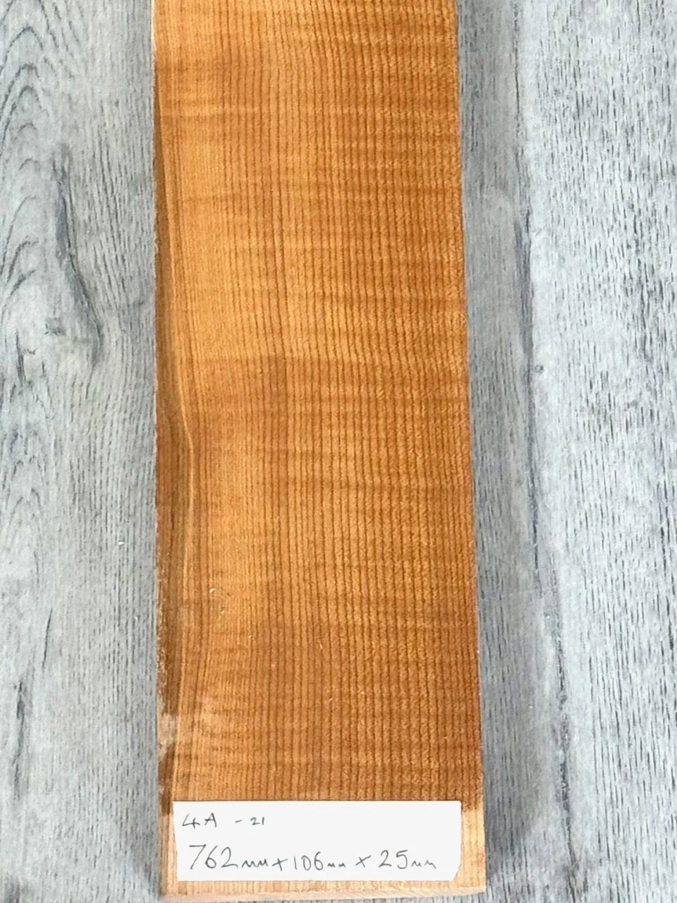 4A Grade roasted maple neck blank #21