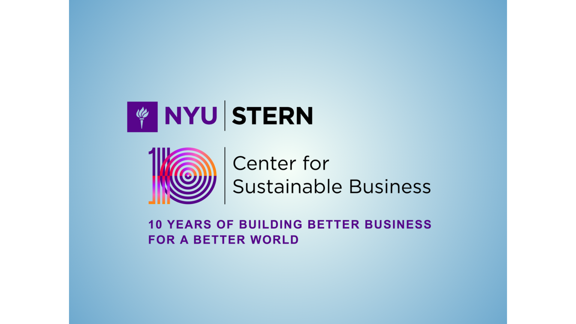 Stern Center for Sustainable Business